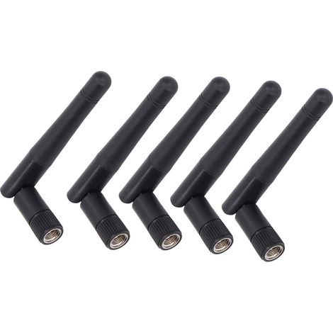 Antenne WiFi externe 2.4G 3dBi gain élevé, connecteur SMA femelle à broche interne, signal renforcé pour caméra de surveillance sans fil (1/5)
