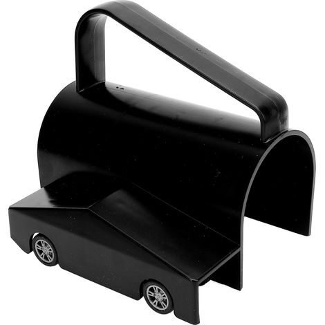 Coupe-papier cadeau portable avec poignée, outil d'emballage cadeau pour les fêtes, avec 3 lames de rechange (1/5)