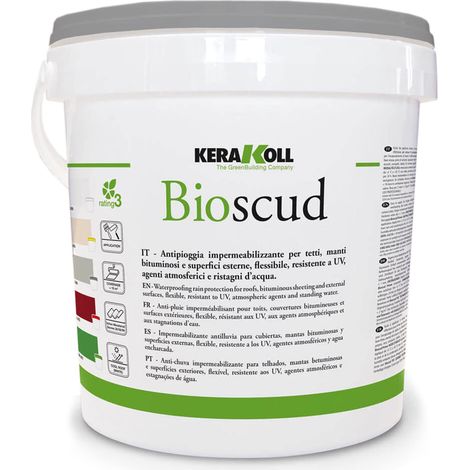 Guaina Liquida Colorata Bioscud Kerakoll 5 kg Colore Grigia (1/4)