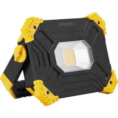 Projecteur de Chantier Rechargeable  SylWork IP54 900lm 840 Jaune - SYLVANIA
