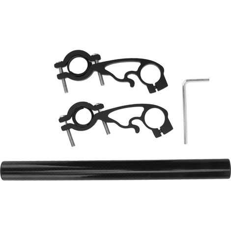 Support de guidon vélo multifonction en tube carbone, rallonge et support d'extension pour guidon de vélo (1/5)
