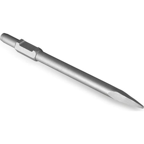Ciseau pointu, 380x30 mm, avec manche hexagonal SDS 30 mm, ciseau professionnel de haute qualité pour creuser le béton des murs en ciment, adapté aux grands pics électriques 65A, 95A (1/5)