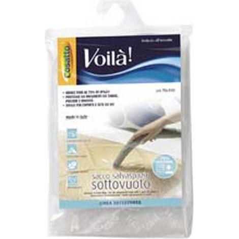 3PZ SACCO SOTTOVUOTO SALVASPAZIO - cm.70x100 ideale per coperte e tute da sci