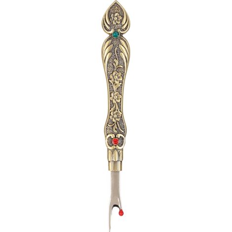 Découpe-fil Vintage Antirouille Portable pour Couture et Broderie en Bronze (1/5)
