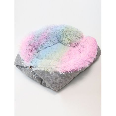 Tapis en peluche auto-chauffant (couleur) pour chats et petits chiens, 5 cm (1/5)