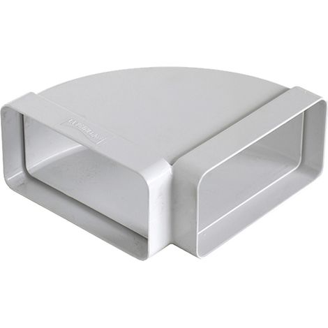 CURVA PER AERAZIONE CANALIZZATA mm.120x60 - LA VENTILAZIONE