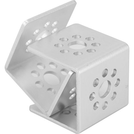 2 U-Profile mit einem Loch, 32 mm, Aluminium, Roboterzubehör, geeignet für Tetrixrobotics (1/5)