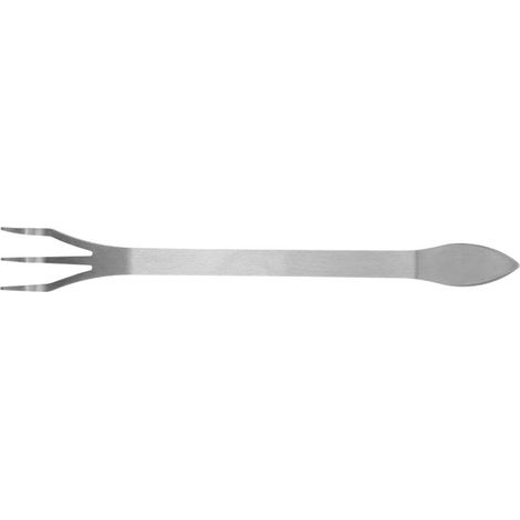 Râteau à racines en acier inoxydable, 3 dents pour ameublir la terre, outil de bonsaï avec manche ergonomique (1/5)