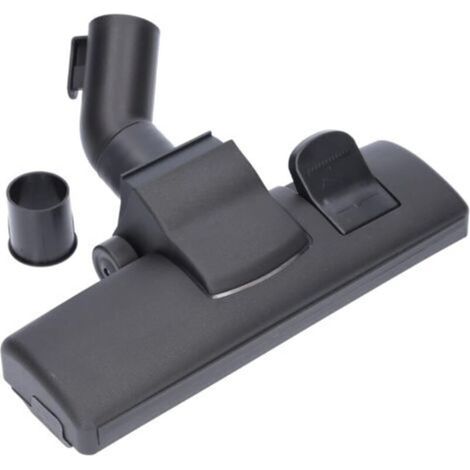 CSPARKV 1 PCS Brosse à aspirateur, universelle, 35/32 mm, en plastique, avec 2 roulettes, prise de fil pour tapis et adaptateur, convient aux aspirateurs AEG, Siemens, Miele, Bosch etc. (1/4)