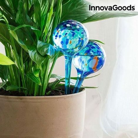 Arrosage plante intérieur en verre Artisanal – Arrosage bouteille, Arrosage automatique plante d'interieur, bulle arrosage plante (1/4)