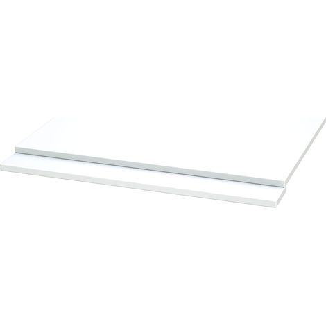 Duchy Choice 2-Piece MDF Bath End Panel 700mm W x 560mm H - Matt White (1/2)