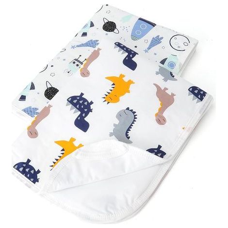 Lot de 2 matelas à langer pour bébé, Matelas a Langer 50 x 70cm, lavables, pour bébés et tout-petits, imperméables, respirants, réutilisables (1/5)