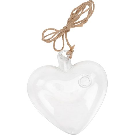 Vase hydroponique suspendu en forme de cœur avec motif corde, décoratif pour le salon et la chambre (1/5)