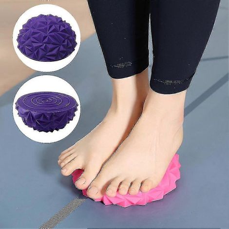 Balle de massage demi-sphère pour le fitness, les muscles et les pieds, idéale pour le yoga. (1/2)