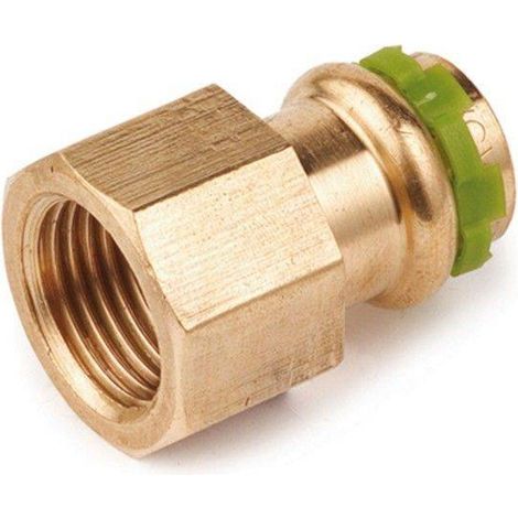 Kupfer Pressfitting Sudo-Press Übergangsverschraubung Innengewinde 22 mm - 3/4" Kontur V DVGW