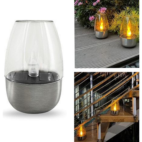 Fuleadture Bougies LED sans flamme,lot de 1,alimentées par piles,effet bougie scintillante,en forme de verre à vin,idéales pour la maison,les mariages,les fêtes (1/5)