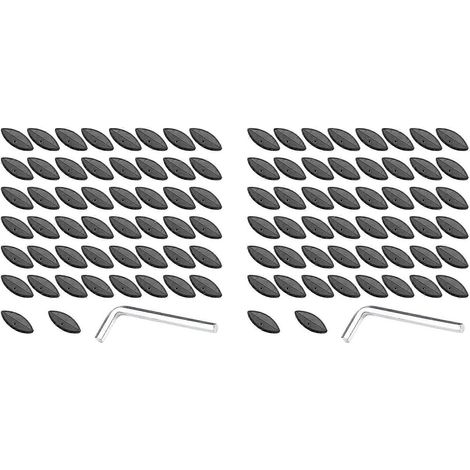 100 pièces P15 Fixation pour contreplaqué, tenons à lamelles, outil de menuiserie, connecteur invisible, pièce de démontage et d'assemblage (1/5)