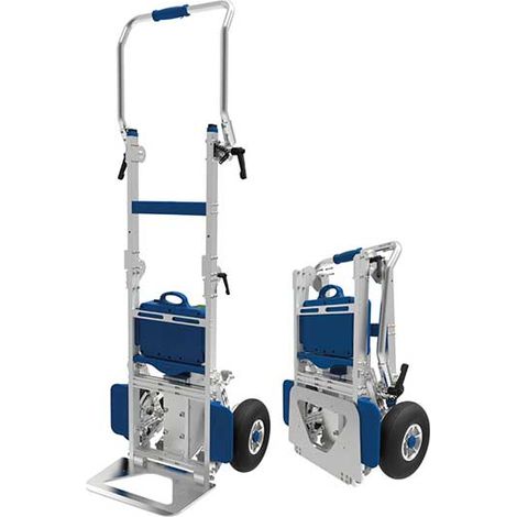 Matisère – Diable électrique monte-escalier pliable – Charge max 170kg – Batterie lithium 3kg – Vitesse réglable 24/34 marches/min – DMEG170R (1/5)