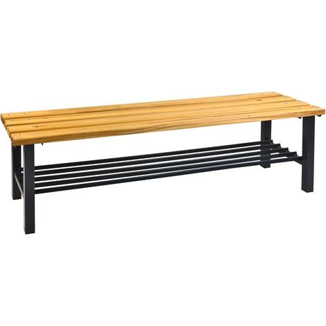 Sitzbank mit Schuhrost 1500x400x420 mm (1/3)