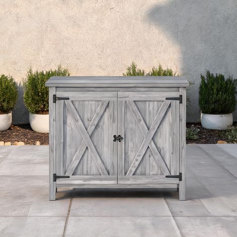 Chariot de jardin en tannenholz 110 x 60 x 88,5 cm (1/5)