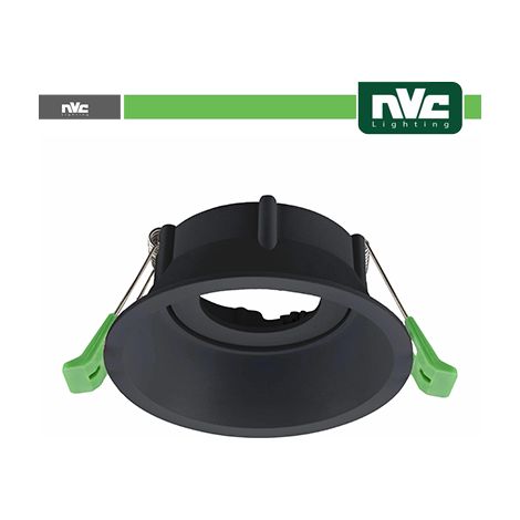 Ghiera orientabile anti abbagliamento foro 90mm NERO