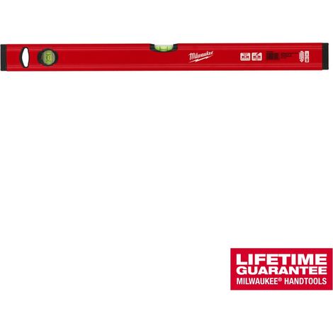 LIVELLA MAGNETICA 60cm SERIE SLIM CON GRIP ANTISCIVOLO - MILWAUKEE