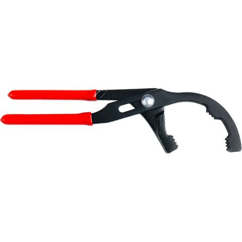 Clé de retrait de filtre à huile, pince réglable-Rouge 8 pouces