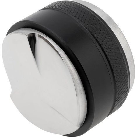 Distributeur de café et tamper, niveleur à expresso à double tête livré avec tampon de presse et brosse de nettoyage, convient pour porte-filtre de 51 mm, profondeur réglable (1/5)
