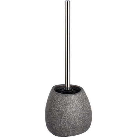 Porte Savon Céramique, Porte Savon Pion, Céramique, 12,5x2,5x9 cm, gris (1/2)