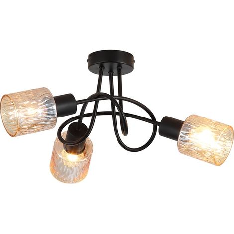 Plafonnier Knot noir 5 lumières - 23603-3BK (1/3)