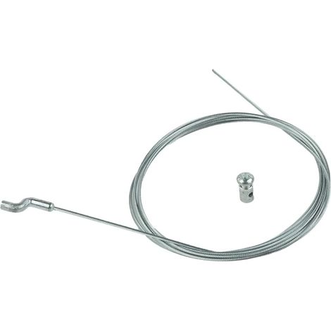 Lot de 5 câbles d'entraînement pour tondeuse avec crochet en Z, adaptés moteur frein roue et accélérateur (1/5)