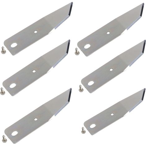 6x10,3cm Lame pour AL-KO BRILL EFCO OLEO MAC SOLO Robolinho 119459 Lame de remplacement (1/2)