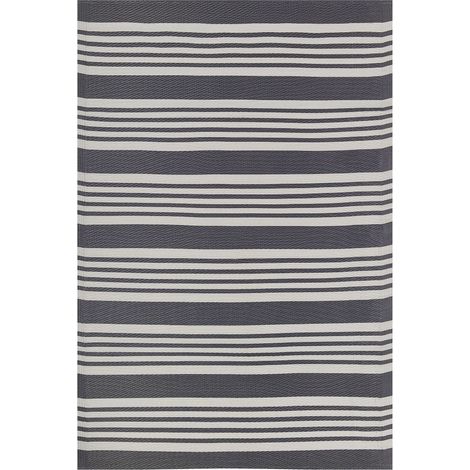 Outdoor Rug DELHI Black 120 x 180 cm (1/5)