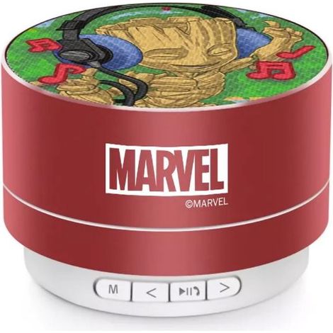ERT Group Wireless Portable Speaker 3W Grot 001 Marvel rot