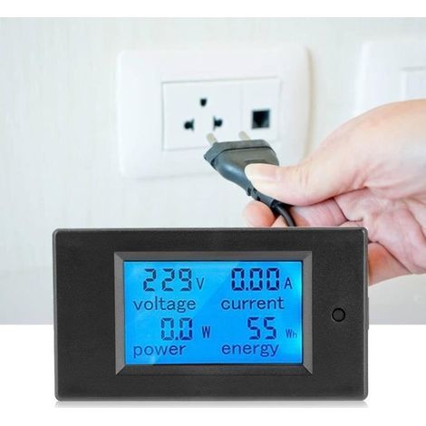 Misuratore di potenza digitale Tbest AC 100A (80-260V) - Visualizza tensione, kWh, watt, volt e amperaggio (1/4)