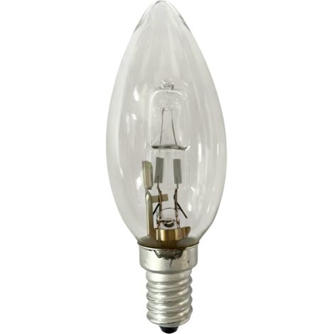 Ampoule Bougie Halogène C35 E14 42W, Dimmable pour Lustre, 220-240V Blanc Chaud, Rendu des Couleurs Parfait (1/5)