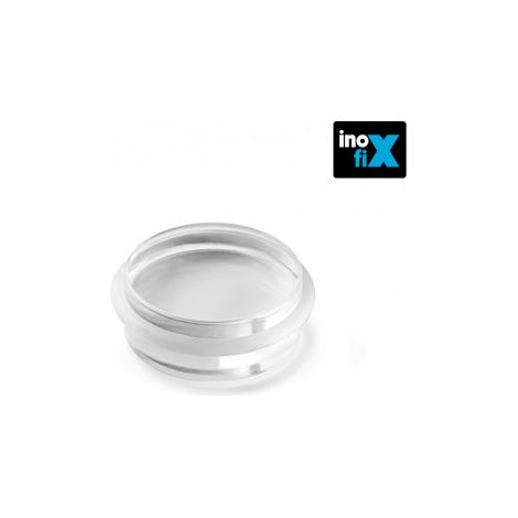 Tope cilíndrico transparente adhesivo extra fuerte Blíster INOFIX