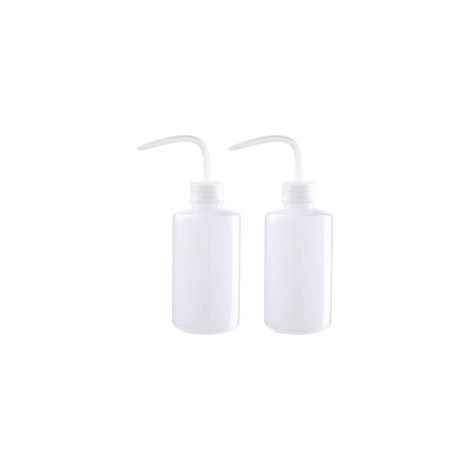 Wash Bottle 2pcs 250ml/500ml Safety Bottles Watering Tools, Economy Plastic Squeeze Bottle with Narrow Mouth Scale Labels for Medical Succulent Cleaning Washing Bottle,500ml (1/4)