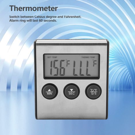 YS05 Thermoelement-Thermometer, Bimetall-Thermometer, Temperaturmessgerät für Lebensmittel und Fleisch (1/5)