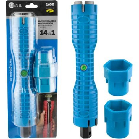 Llave Fregadero Multifunción 14 En 1 Plástico ABS, Vasos 34 Y 40 Mm