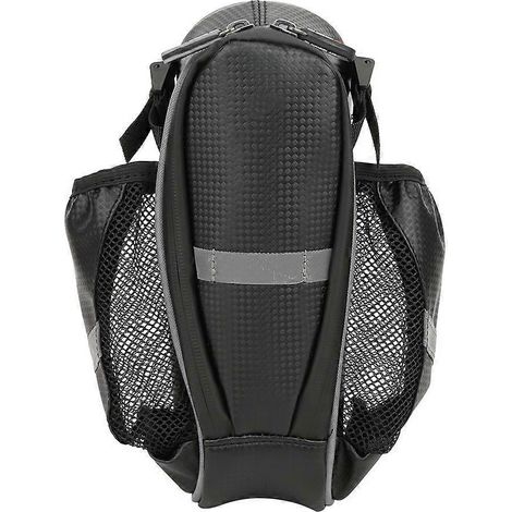 Sacoche de selle arrière pour vélo pliant 2024, porte-bidon, accessoires de cyclisme, noir et gris