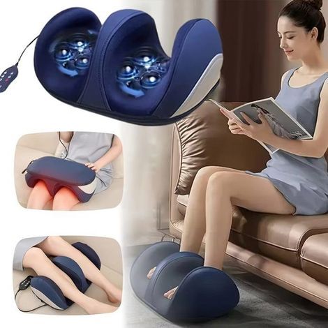 Massaggiatore plantare con funzione riscaldante, massaggiatore plantare Shiatsu, 5 modalità di massaggio, 3 velocità, allevia la stanchezza e la fascite