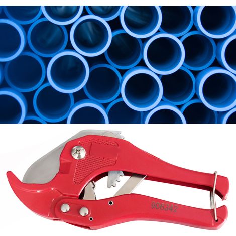 Découpe-tube en alliage d'aluminium, lame affûtée, poignée antidérapante, ciseau pour tuyaux PVC PPR, léger, 42 mm (1/5)