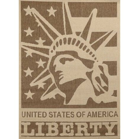 MODERNE TAPIS DE LA LIBERTÉ LA STATUE DE LA LIBERTÉ CM. 120X160