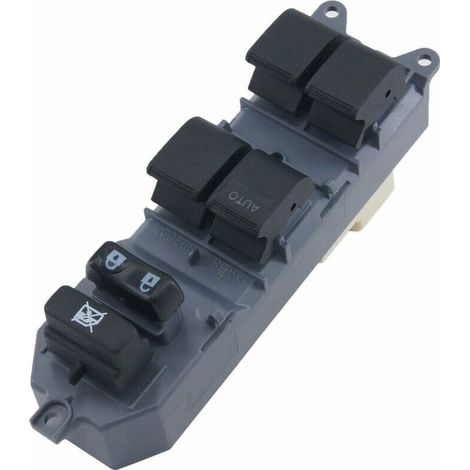 Hauptschalter für elektrische Fensterheber, Ersatz für Toyota Corolla Camry Rav 4 84820-06100, Schwarz