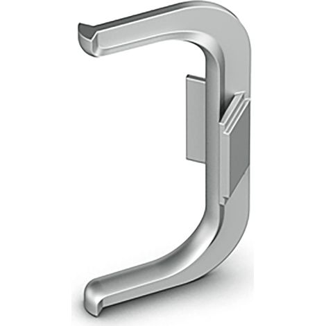 Hettich Griffmulde-Innenecke, 90°, Canis C, 9210133, Aluminium silber (1/3)