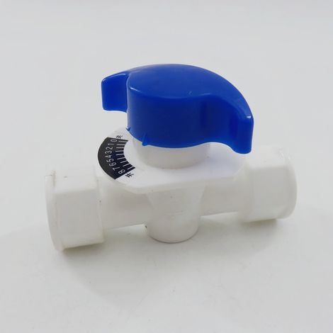 Vanne à bille pour tuyau en aluminium et plastique, raccords pour tuyau d'eau solaire, interrupteur pour tuyau d'eau, vanne pour tuyau d'eau chaude, vanne à bille en plastique POM (1/5)