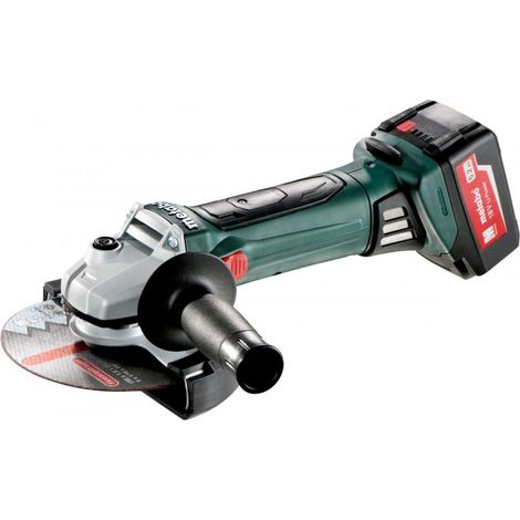 Meuleuse sans fil Metabo 18 V 15 cm + mallette (1/5)