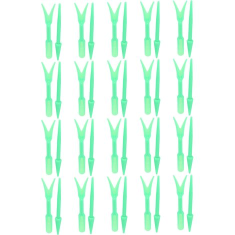 20 Ensembles de Planteur de Graines Mini Portable, Confortable et Pratique pour Semis Légumes Jardinage (1/5)