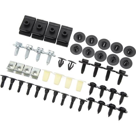40 Fixations Carters Moteur Anti-Bruit Vis de Soubassement Protection Carrosserie Boulons Compatibles Avensis (1/5)
